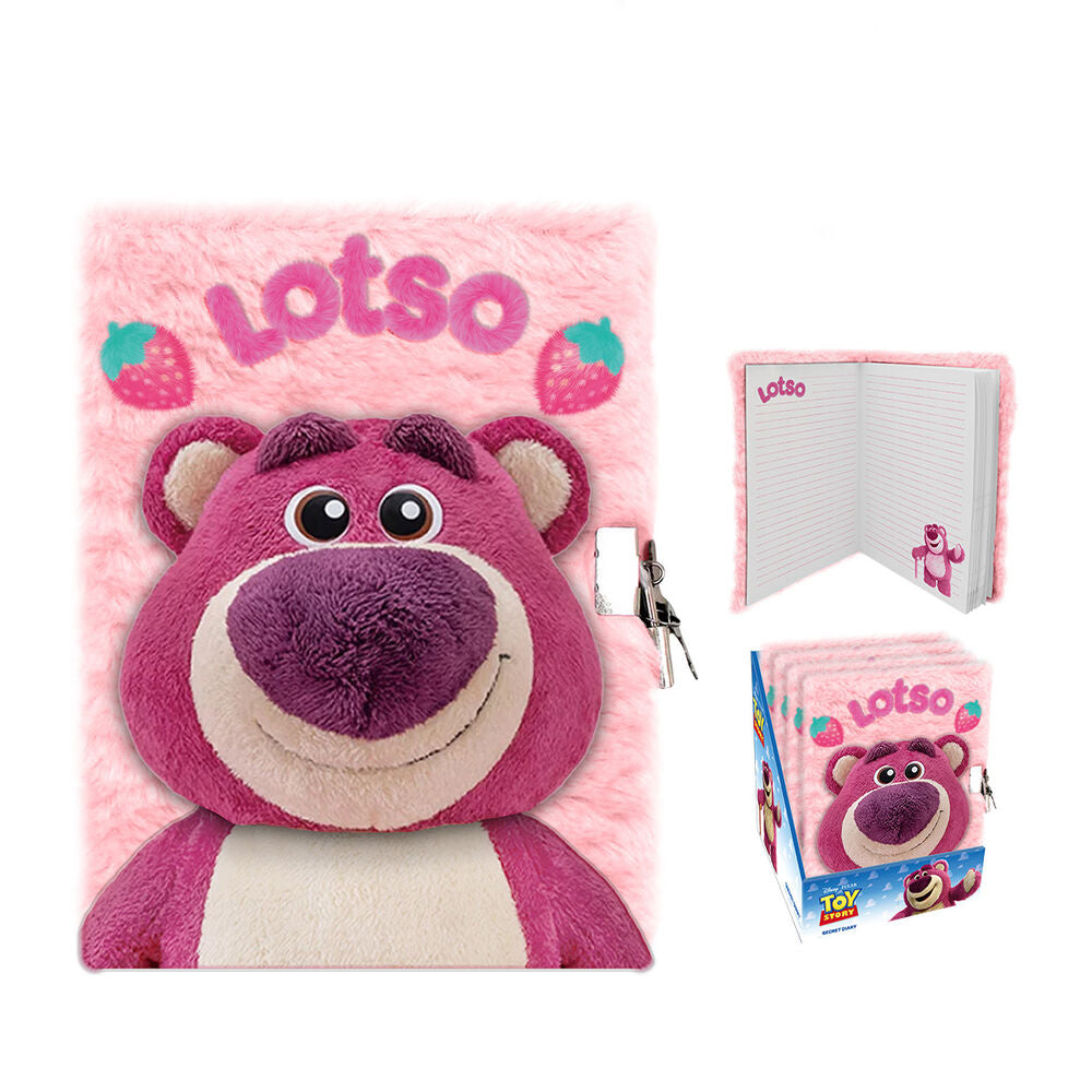 Disney Pixar Toy Story Lotso plush notebook