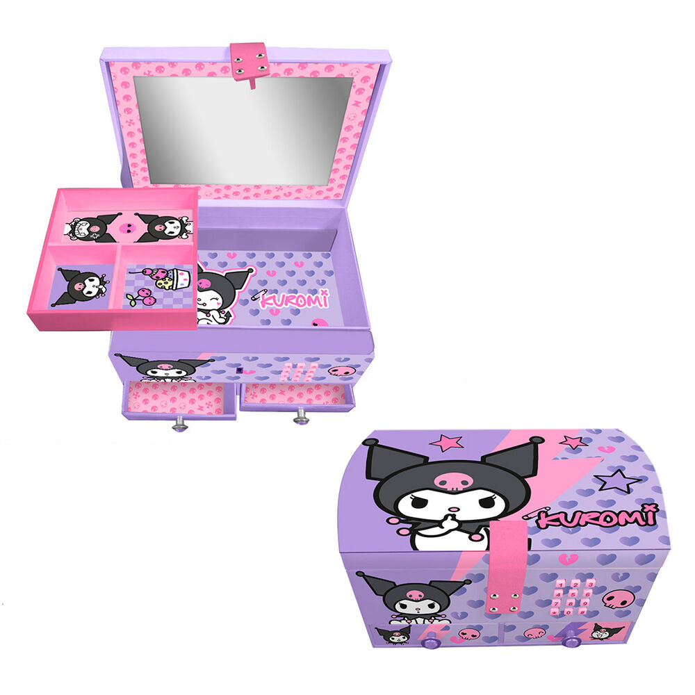 Hello Kitty Kuromi Secret sound jewellery box