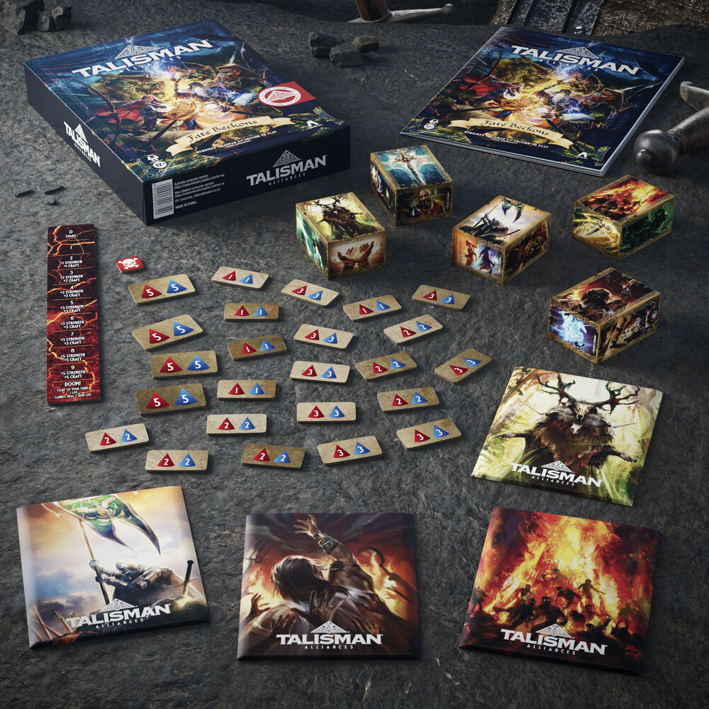 English Talisman Alliances Fate Beckons Expansion Board game
