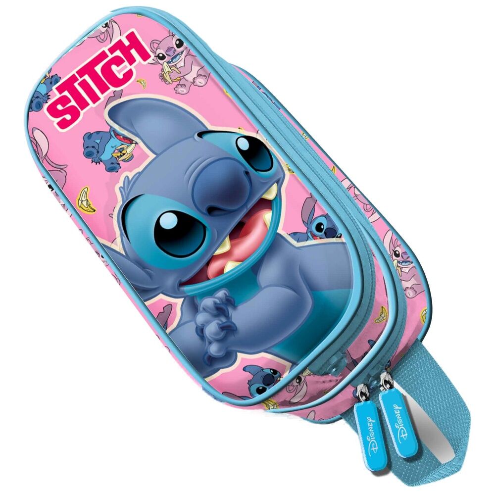 Disney Stitch double 3D pencil case