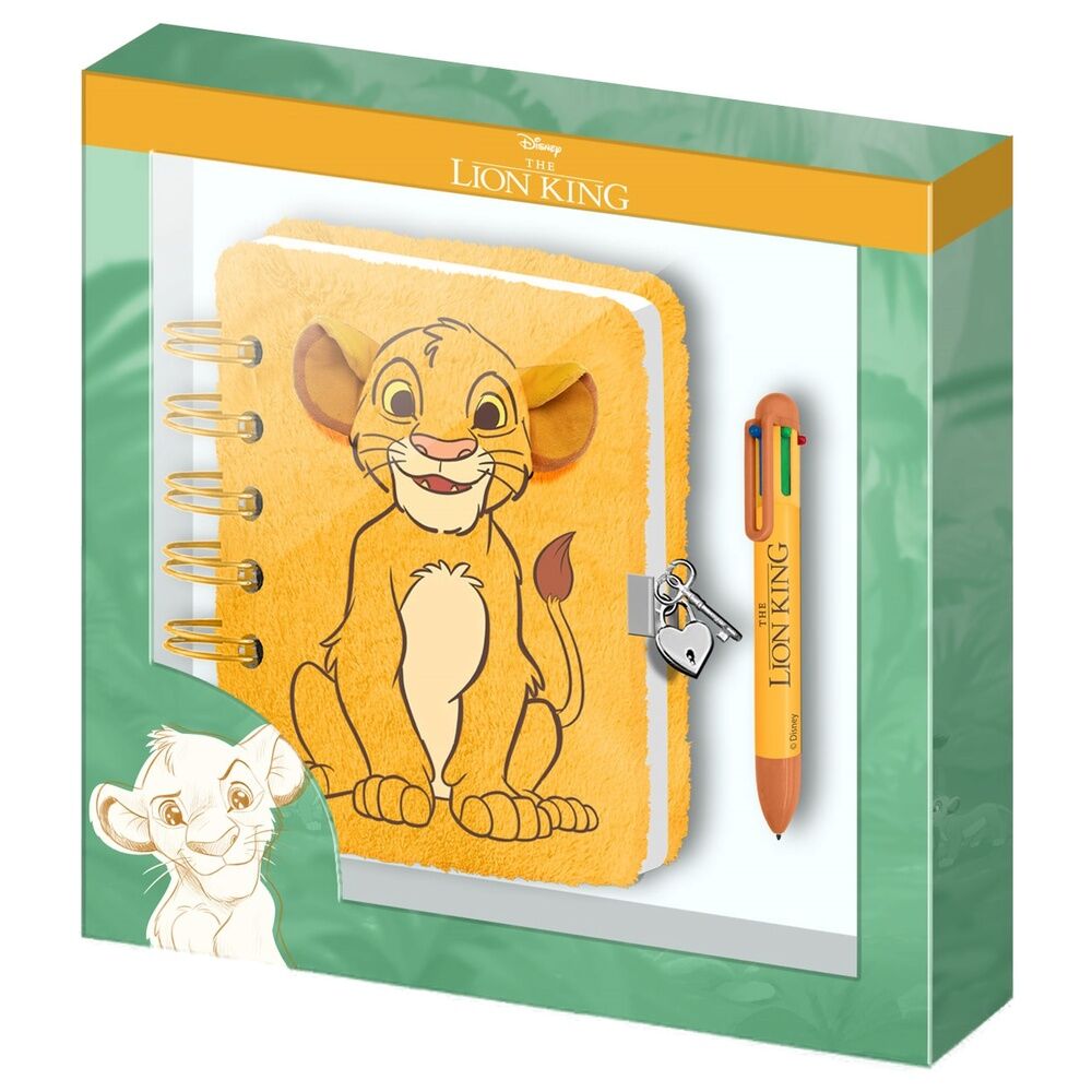 Disney The Lion King Diary plush + pen
