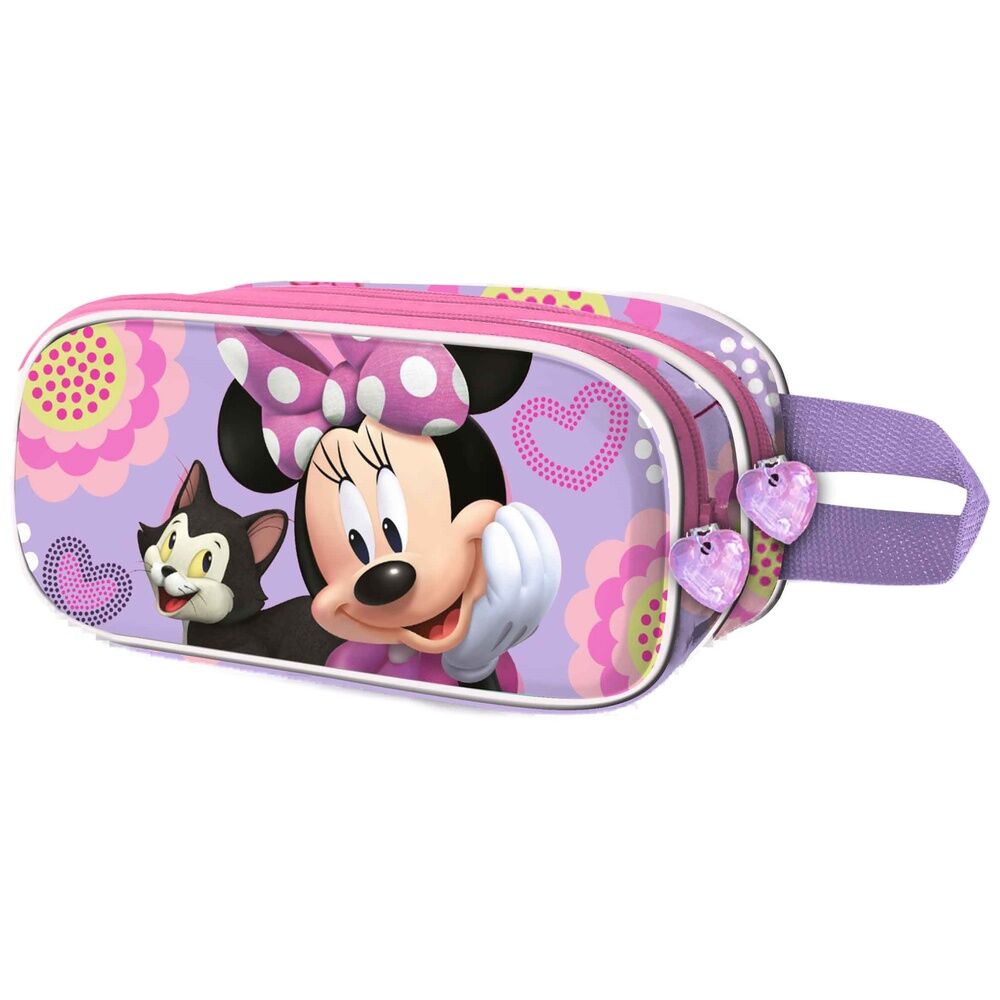 Disney Minnie Cat double 3D pencil case