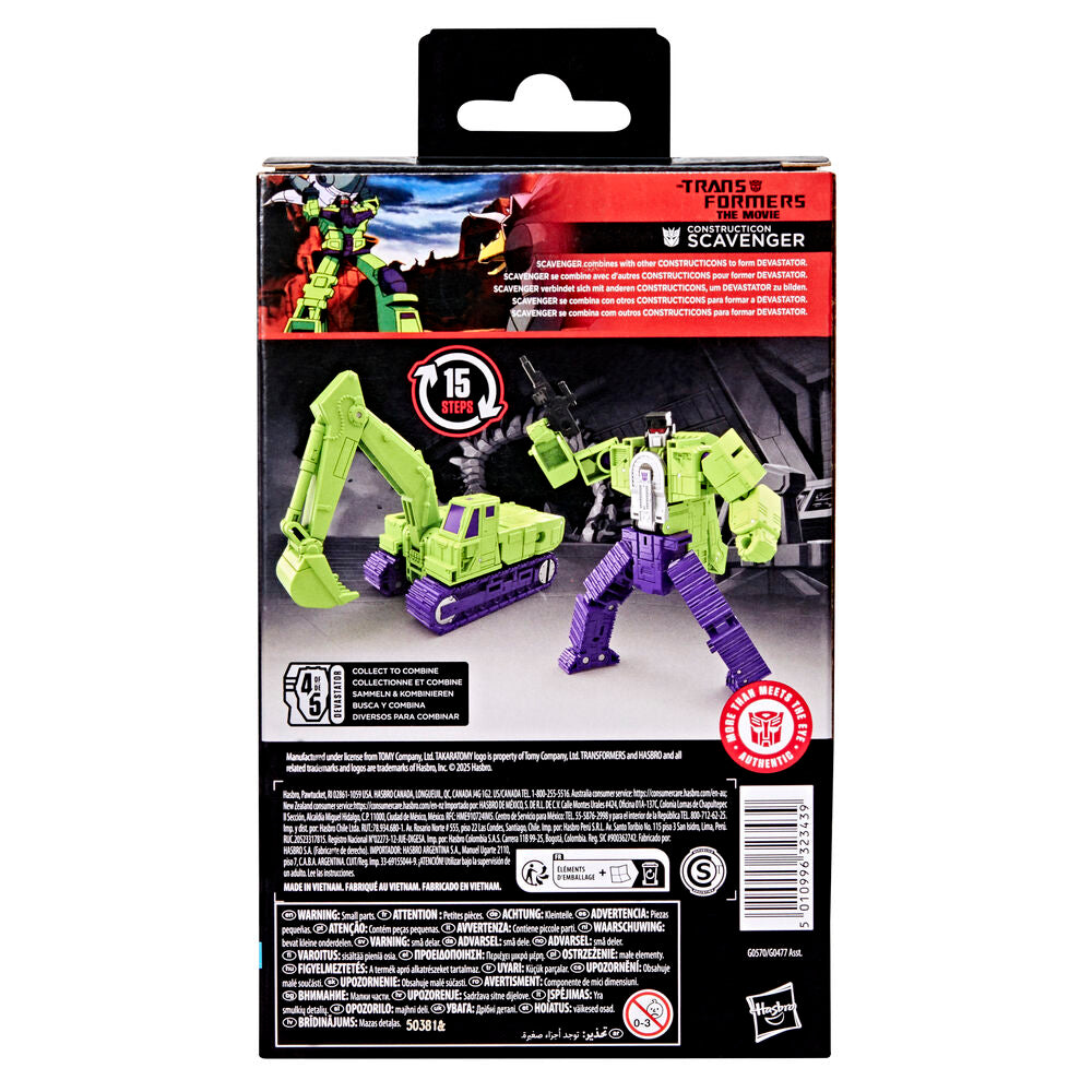 Transformers the Movie Studio Series Constructicon Scavenger figure 11,5cm