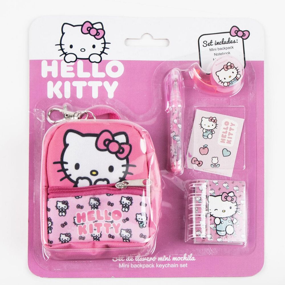 Hello Kitty Stationery mini backpack set