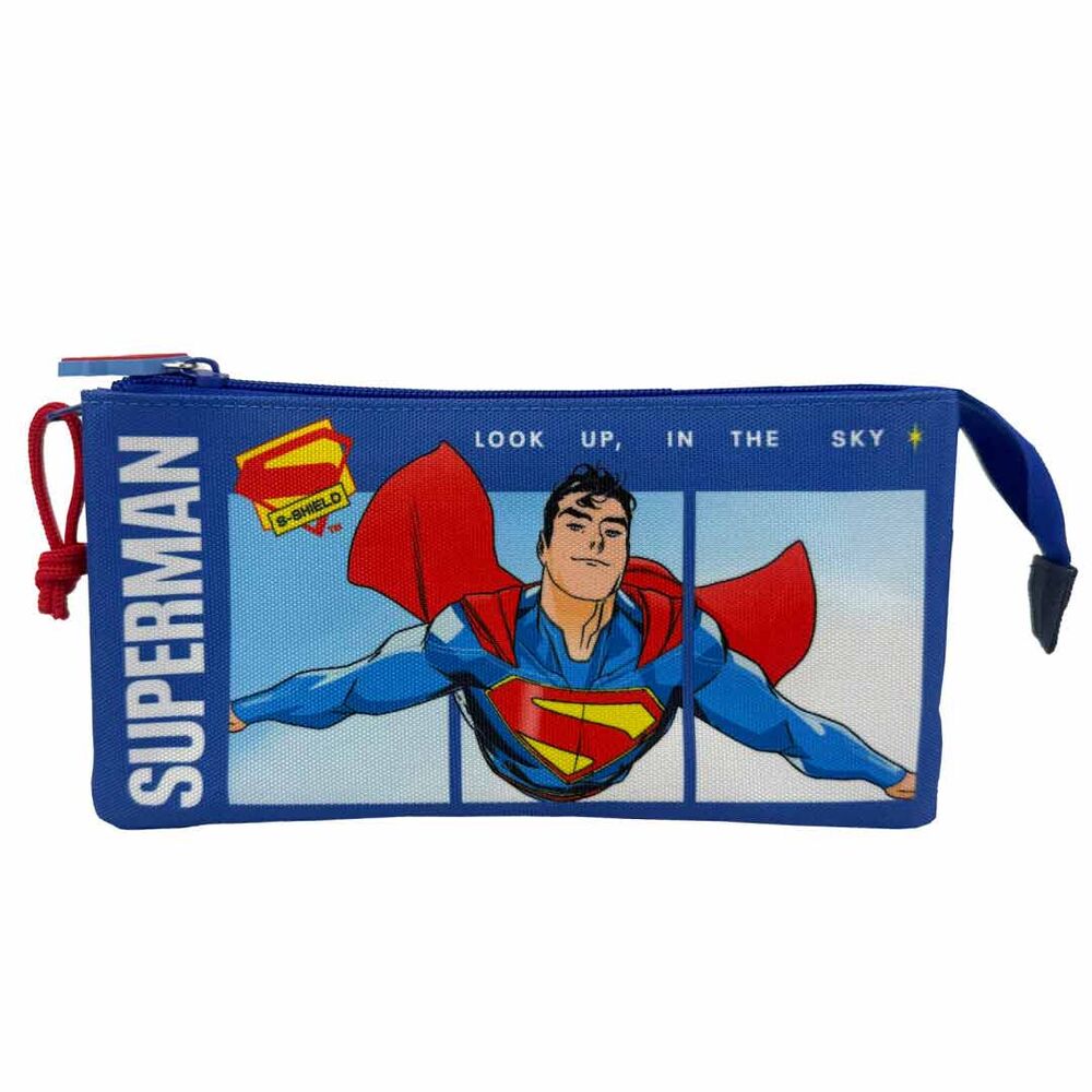 DC Comics Superman triple pencil case
