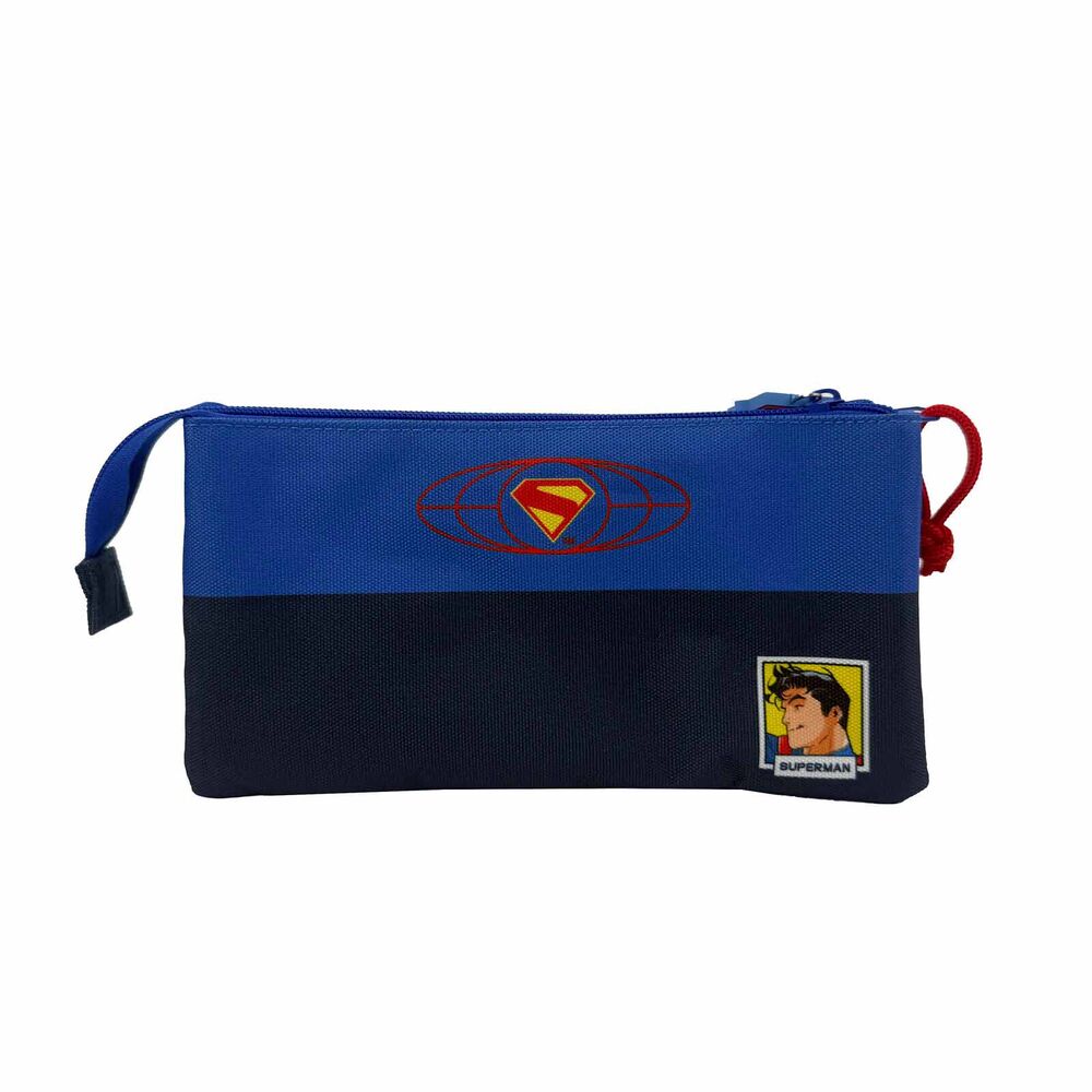 DC Comics Superman triple pencil case