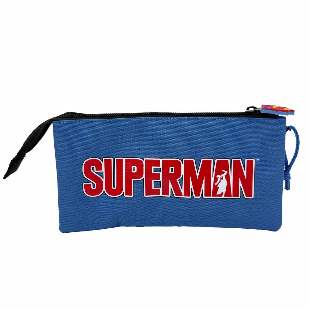 DC Comics Superman Logo triple pencil case