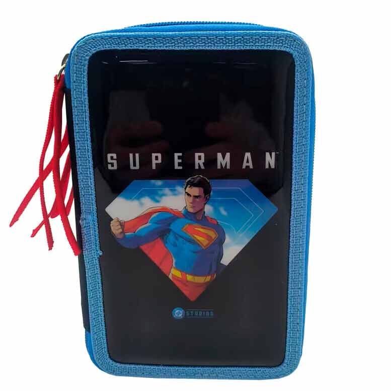 DC Comics Superman triple pencil case