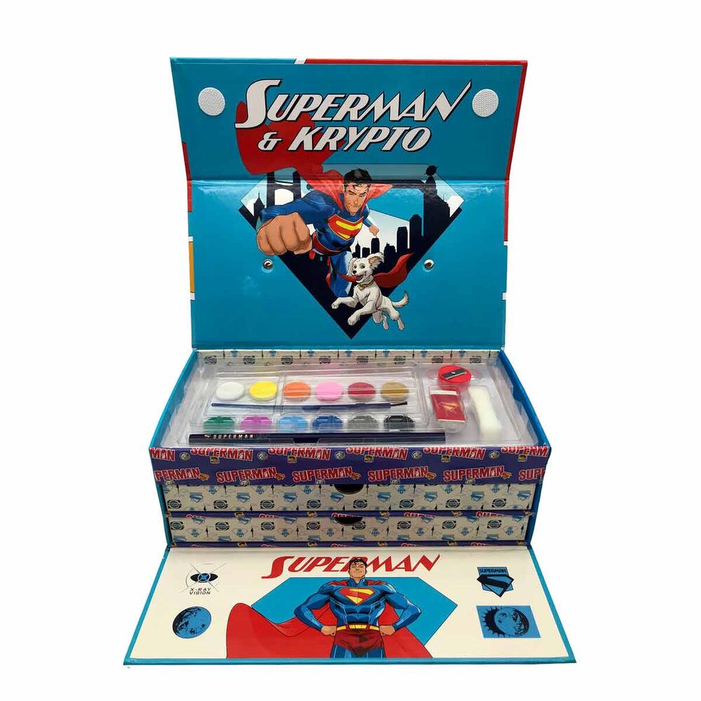 DC Comics Superman Colouring stationery case