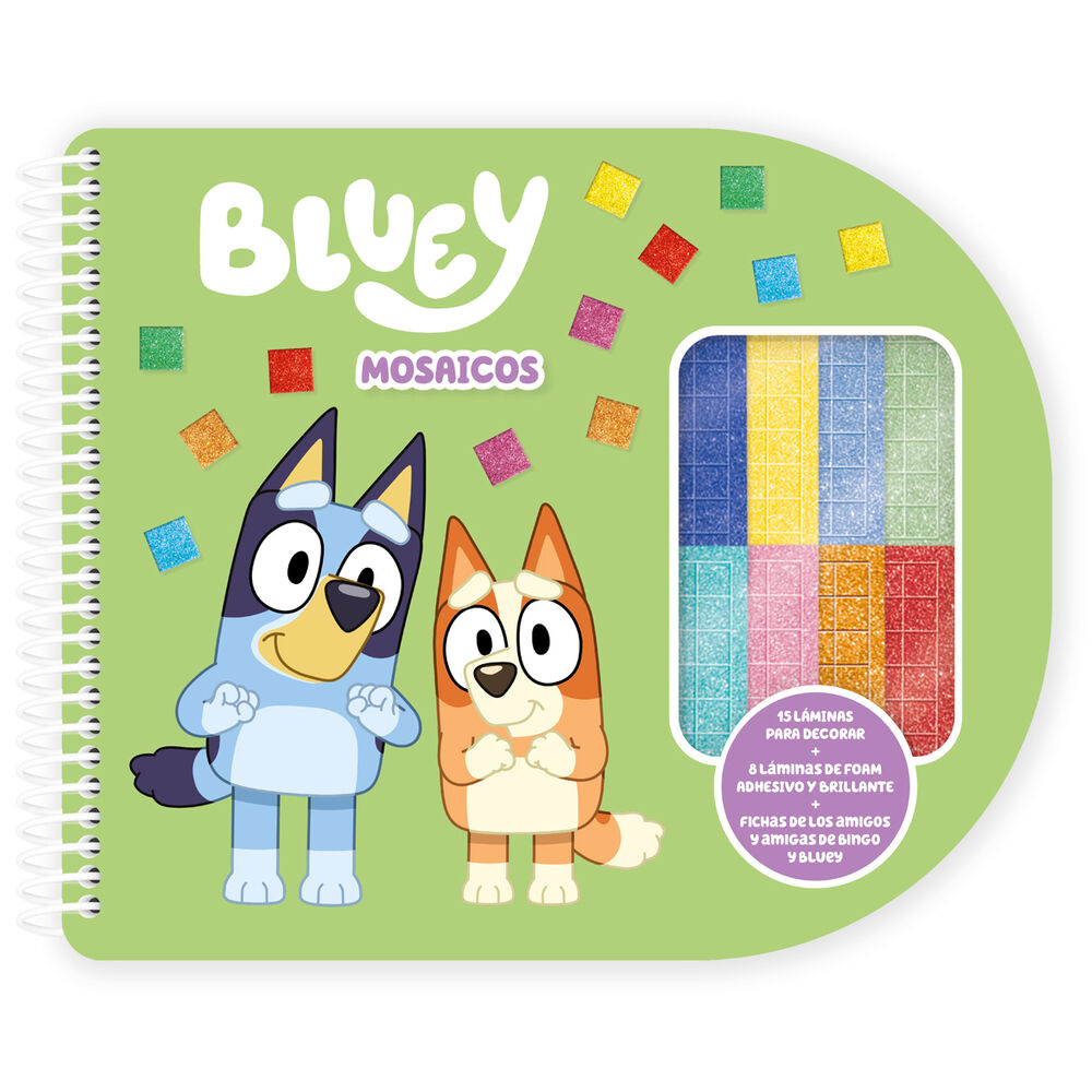 Bluey mosaics notebook