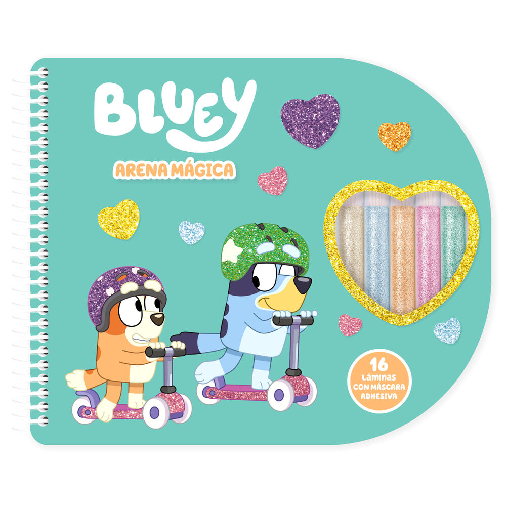 Bluey magic sand notebook