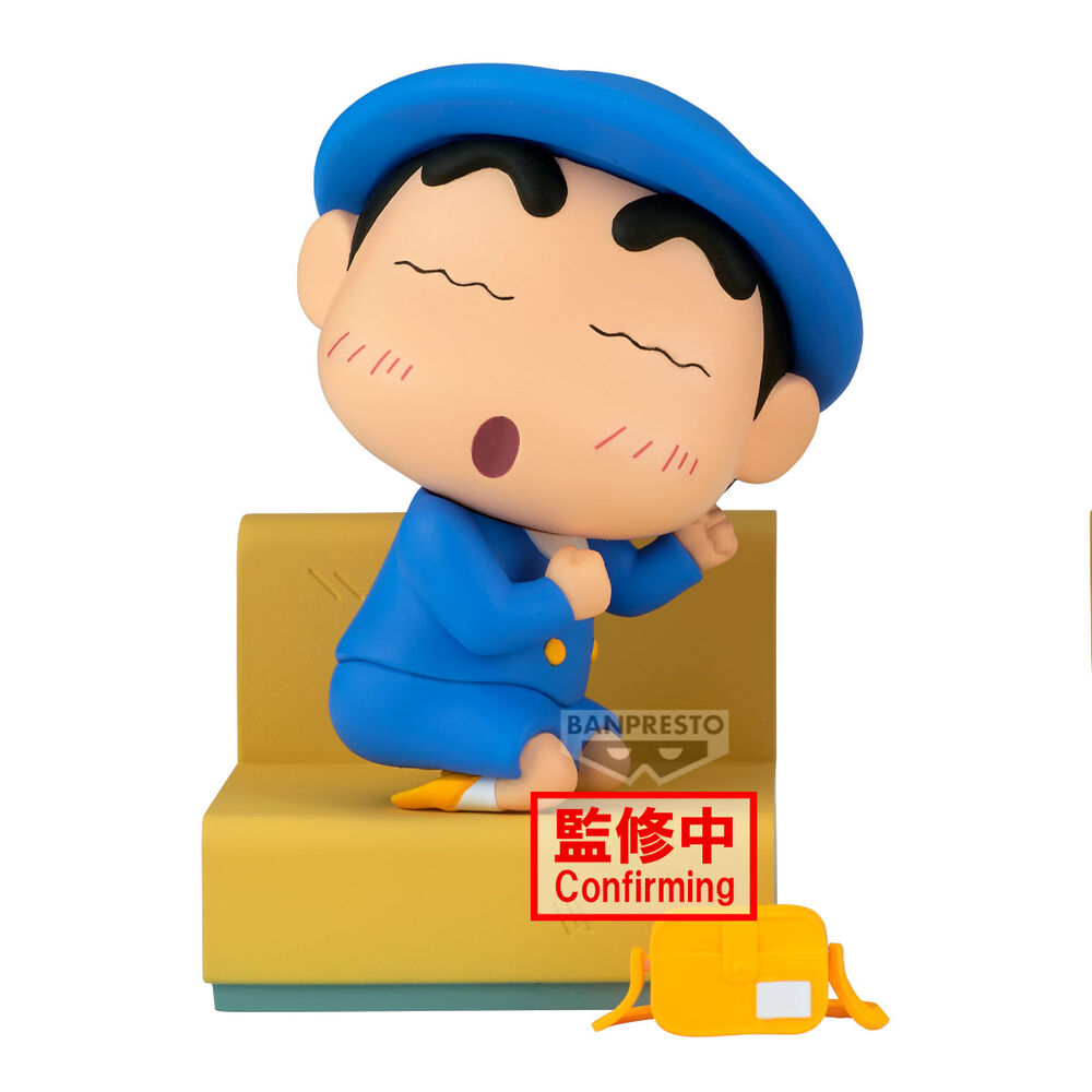 Crayon Shinchan Nakayoshi Memories Let&#39;s Go To Kindergarten Shinnosuke figure 10cm