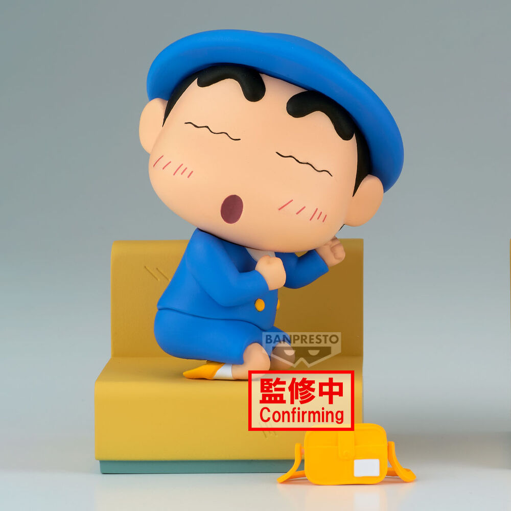 Crayon Shinchan Nakayoshi Memories Let&#39;s Go To Kindergarten Shinnosuke figure 10cm