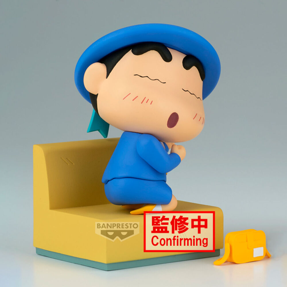 Crayon Shinchan Nakayoshi Memories Let&#39;s Go To Kindergarten Shinnosuke figure 10cm