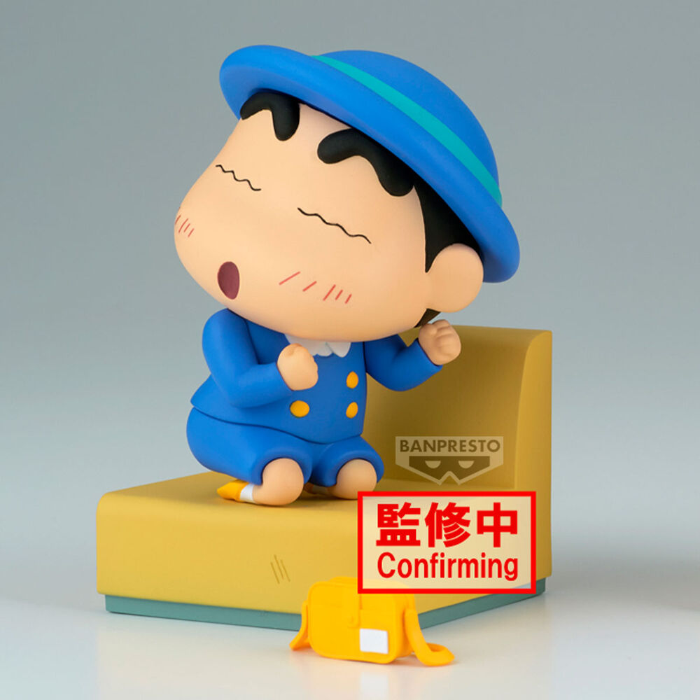 Crayon Shinchan Nakayoshi Memories Let&#39;s Go To Kindergarten Shinnosuke figure 10cm