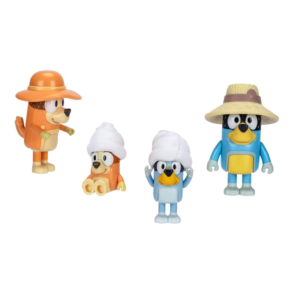 Bluey Family Trip pack 4 figures