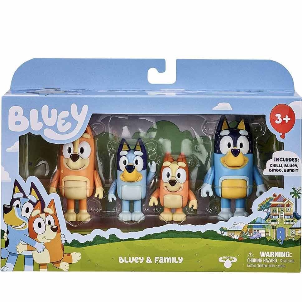 Bluey Family pack 4 figures