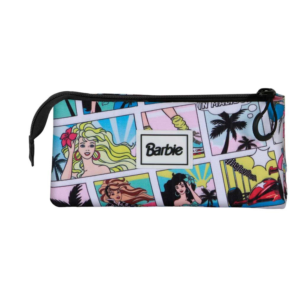 Barbie Comic triple pencil case