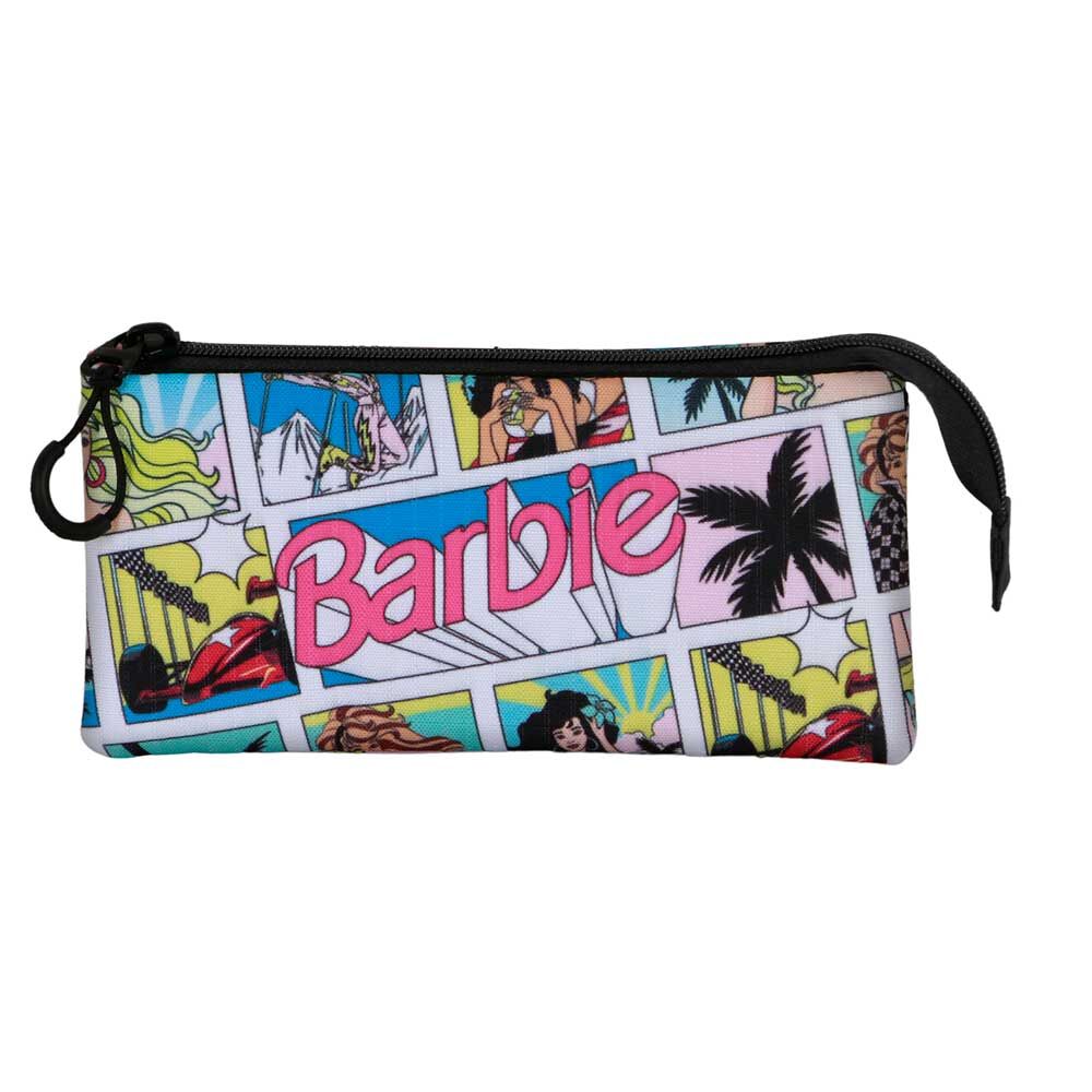 Barbie Comic triple pencil case