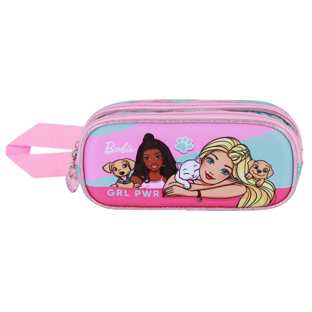 Barbie Pets 3D double pencil case