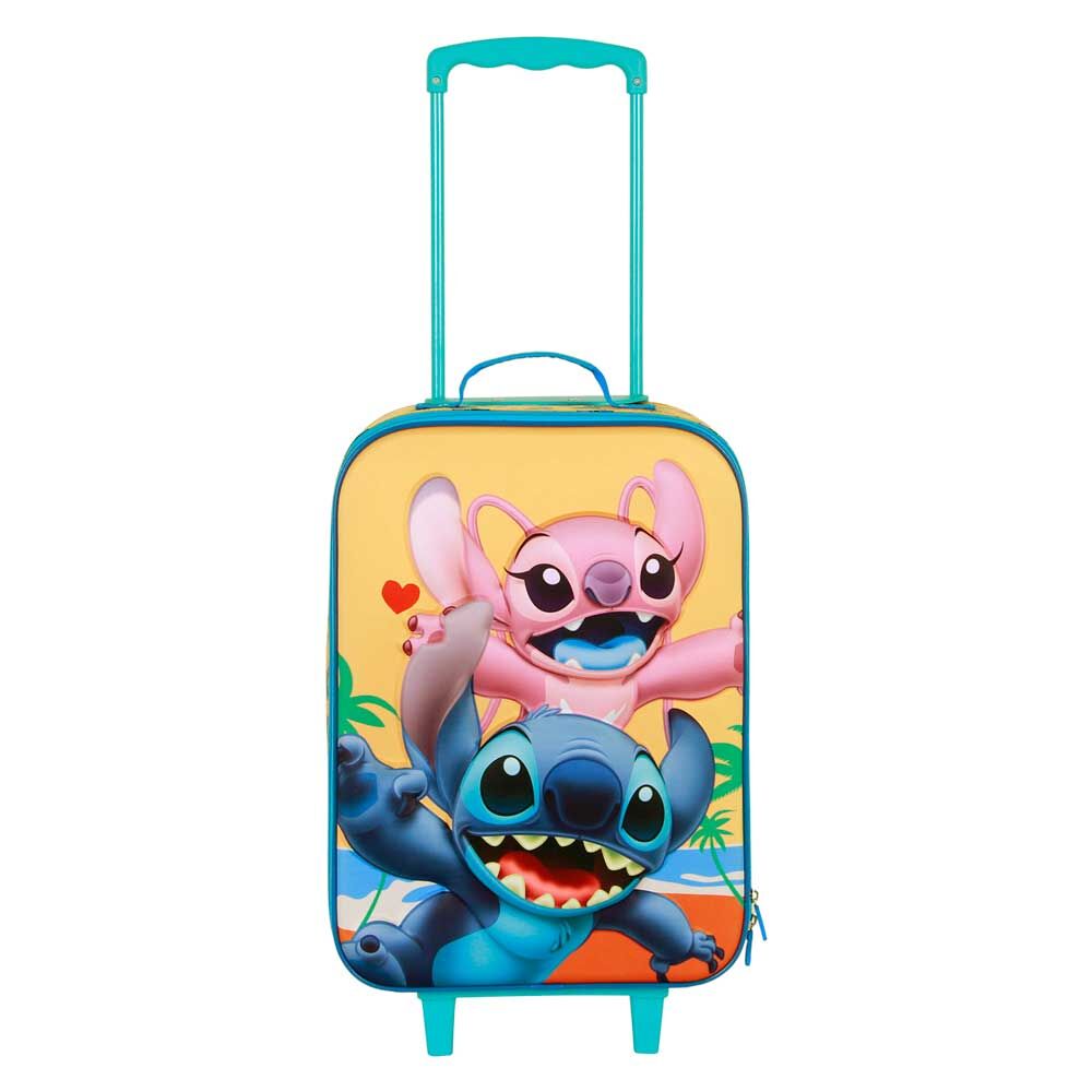 Disney Stitch Ocean 3D Trolley suitcase 52cm