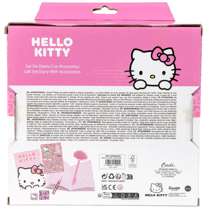 Hello Kitty Diary set