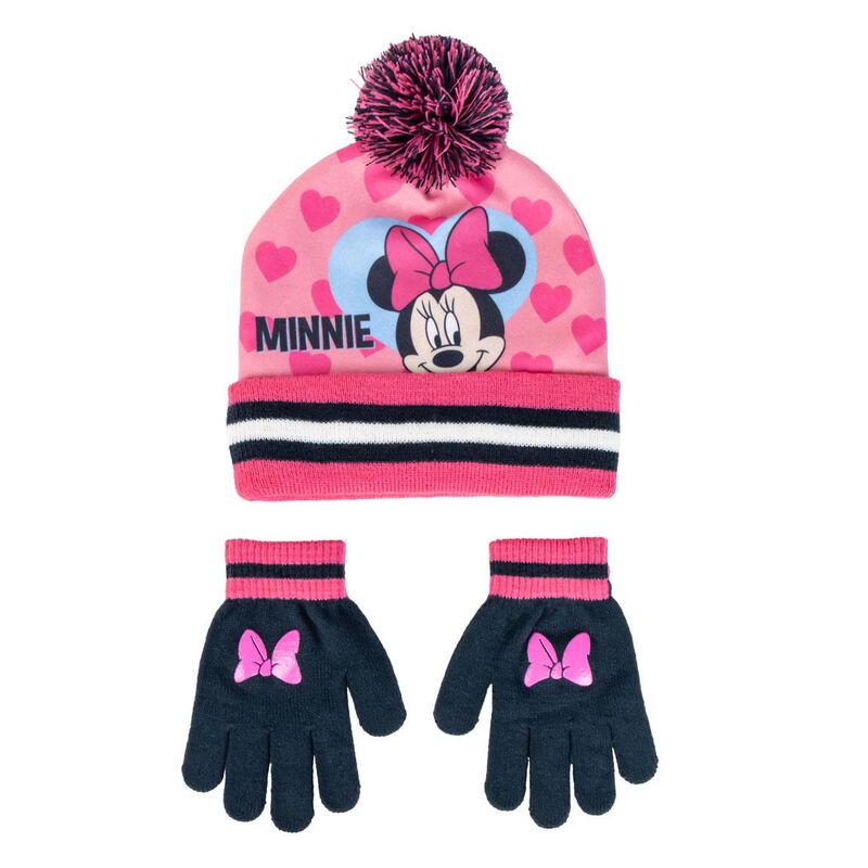 Disney Minnie hat and gloves set