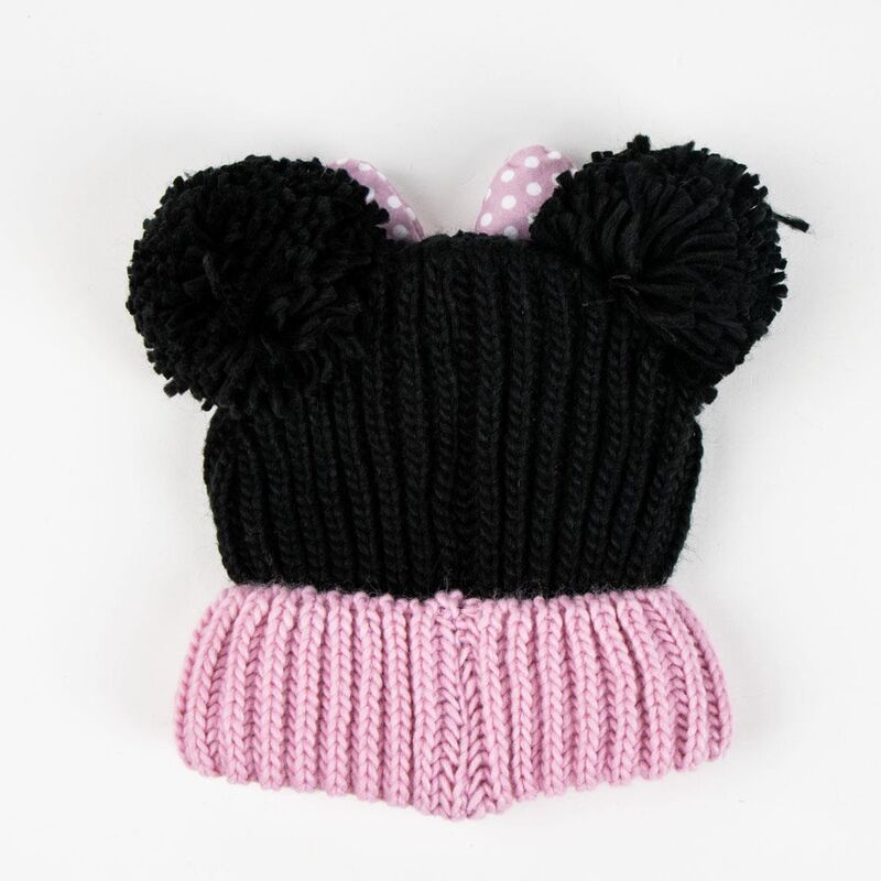 Disney Minnie winter set snood hat gloves