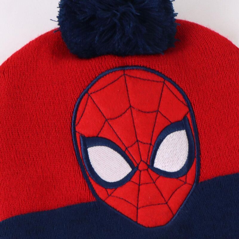 Marvel Spiderman winter set snood hat gloves