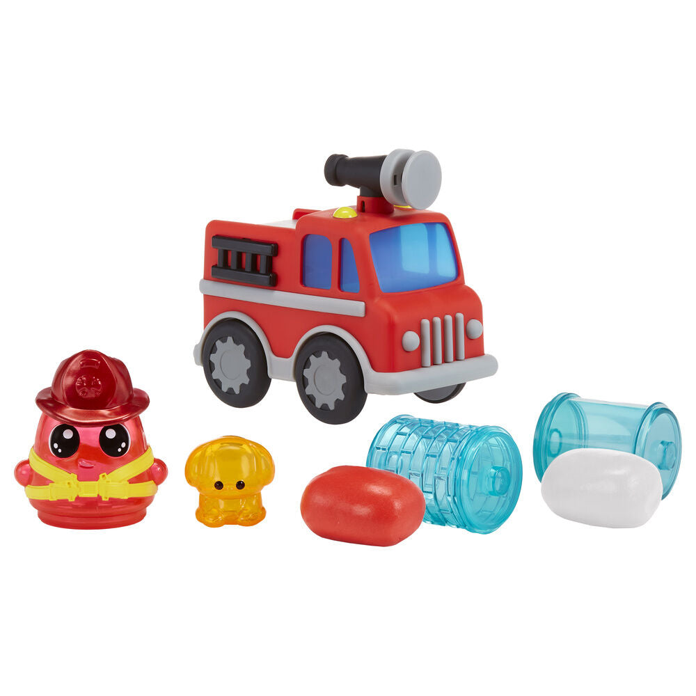DohKins Fire truck + Firefighter set