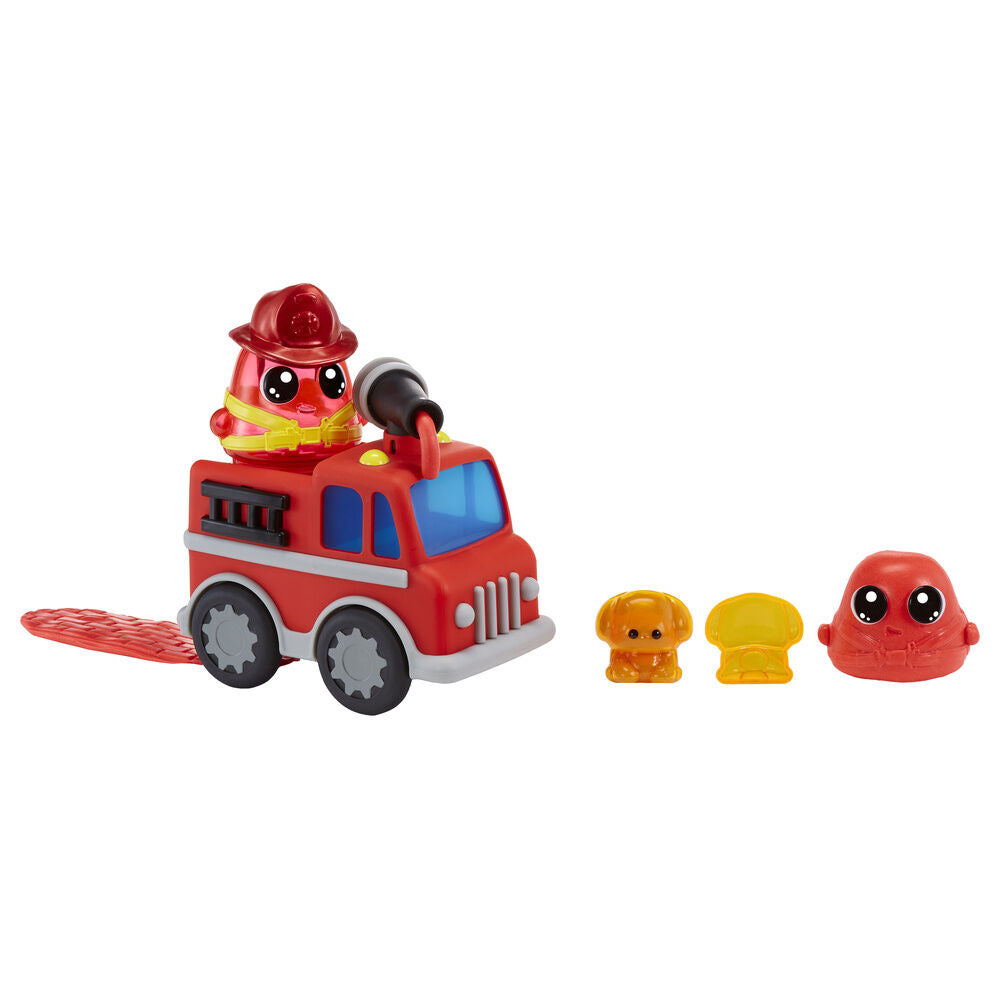 DohKins Fire truck + Firefighter set
