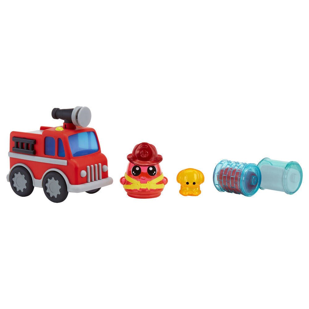 DohKins Fire truck + Firefighter set