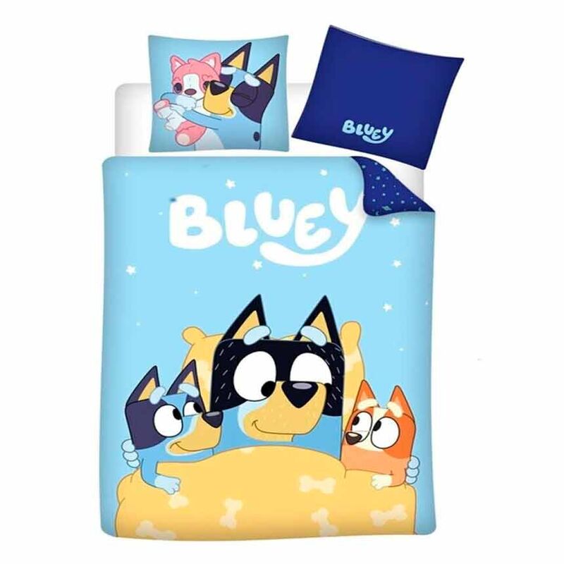 Bluey cotton duvet cover bed 90cm