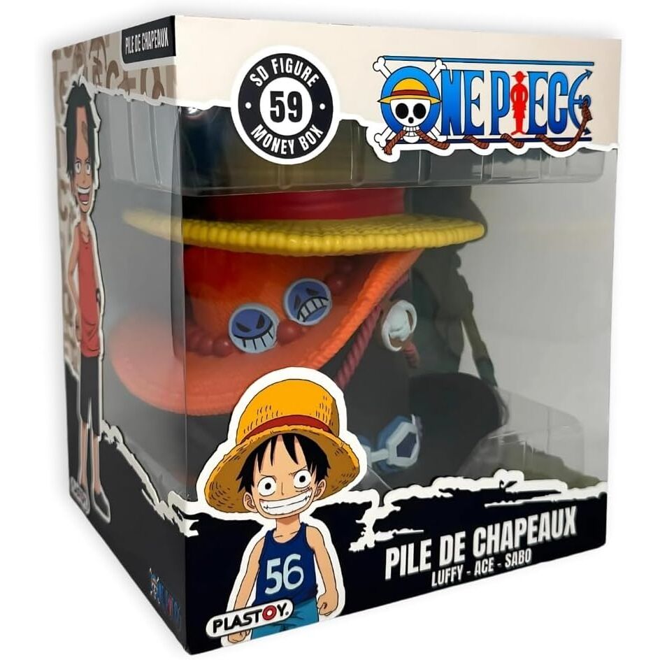 One Piece Pila Hats money box figure 16cm