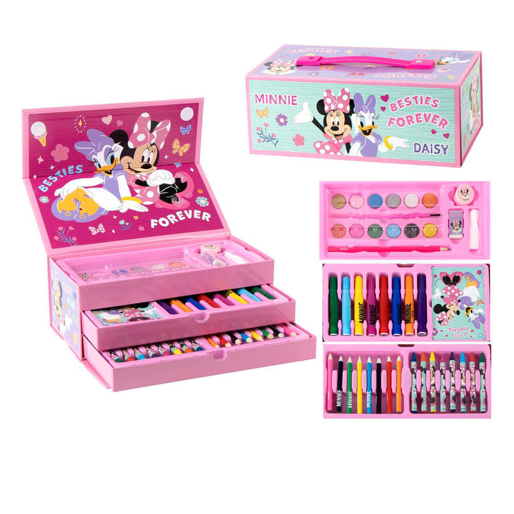 Disney Minnie colouring stationery case