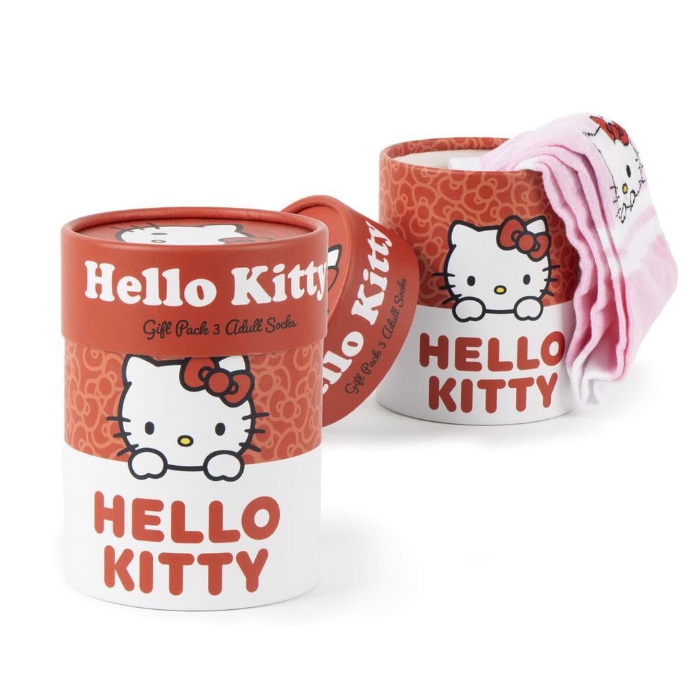 Hello Kitty pack 3 adult socks