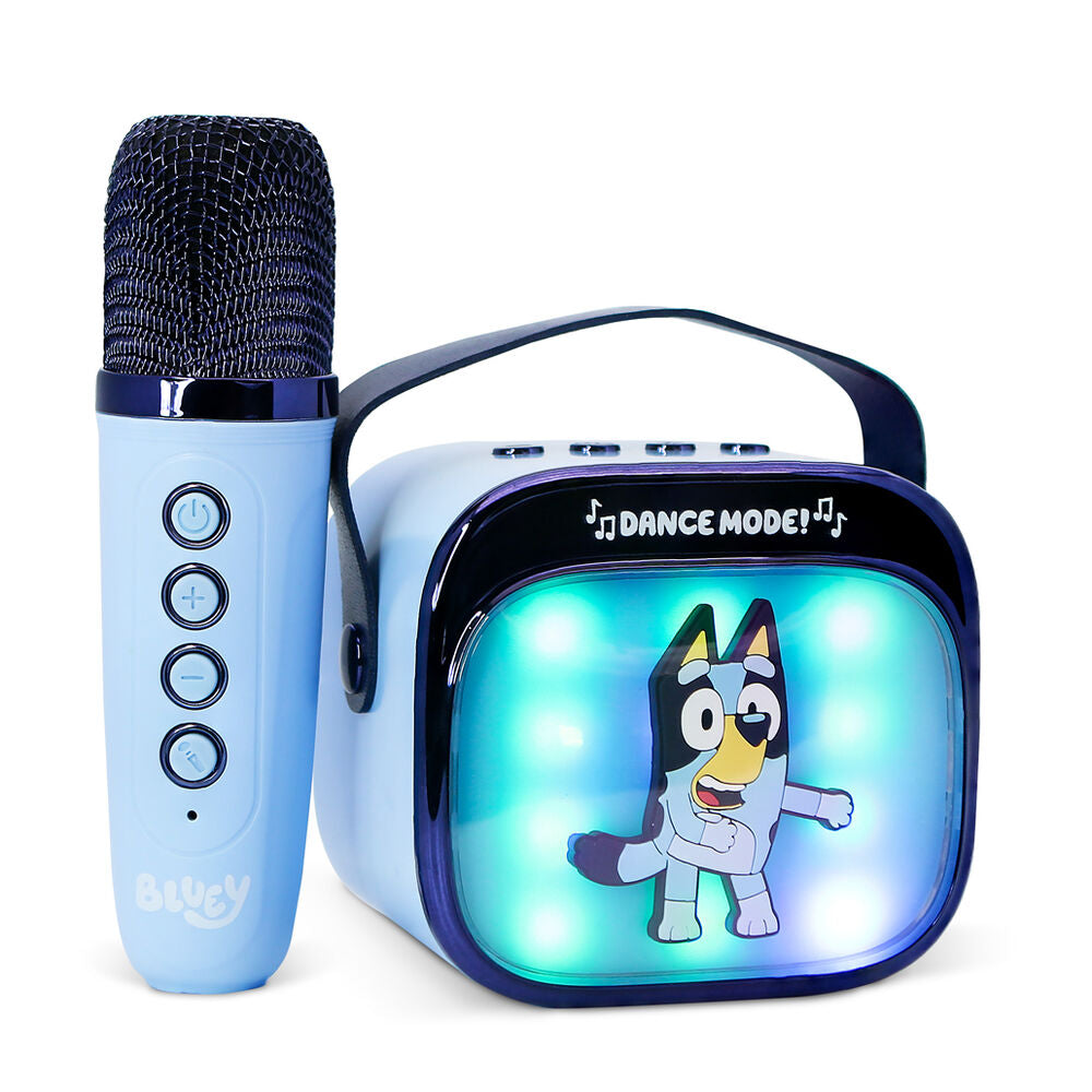 Bluey LED Karaoke Speaker and Microphone
