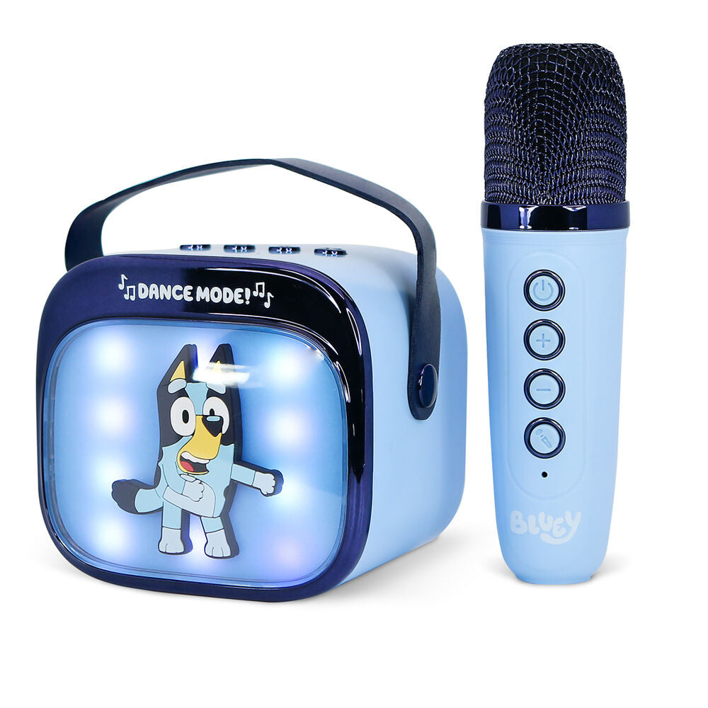 Bluey LED Karaoke Speaker and Microphone