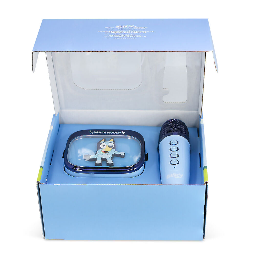 Bluey LED Karaoke Speaker and Microphone