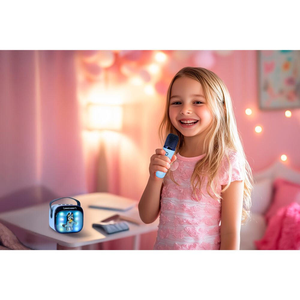 Bluey LED Karaoke Speaker and Microphone