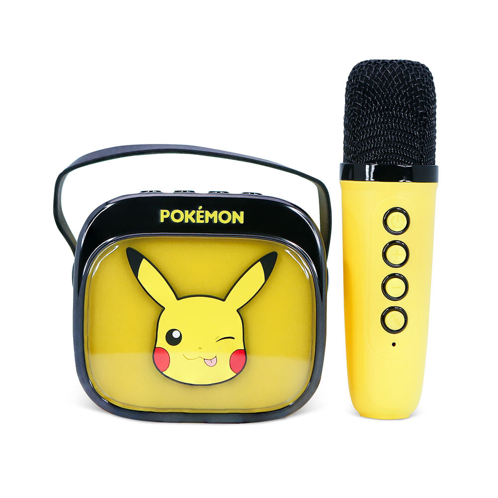 Pokemon Pikachu LED Karaoke Speaker and Microphone