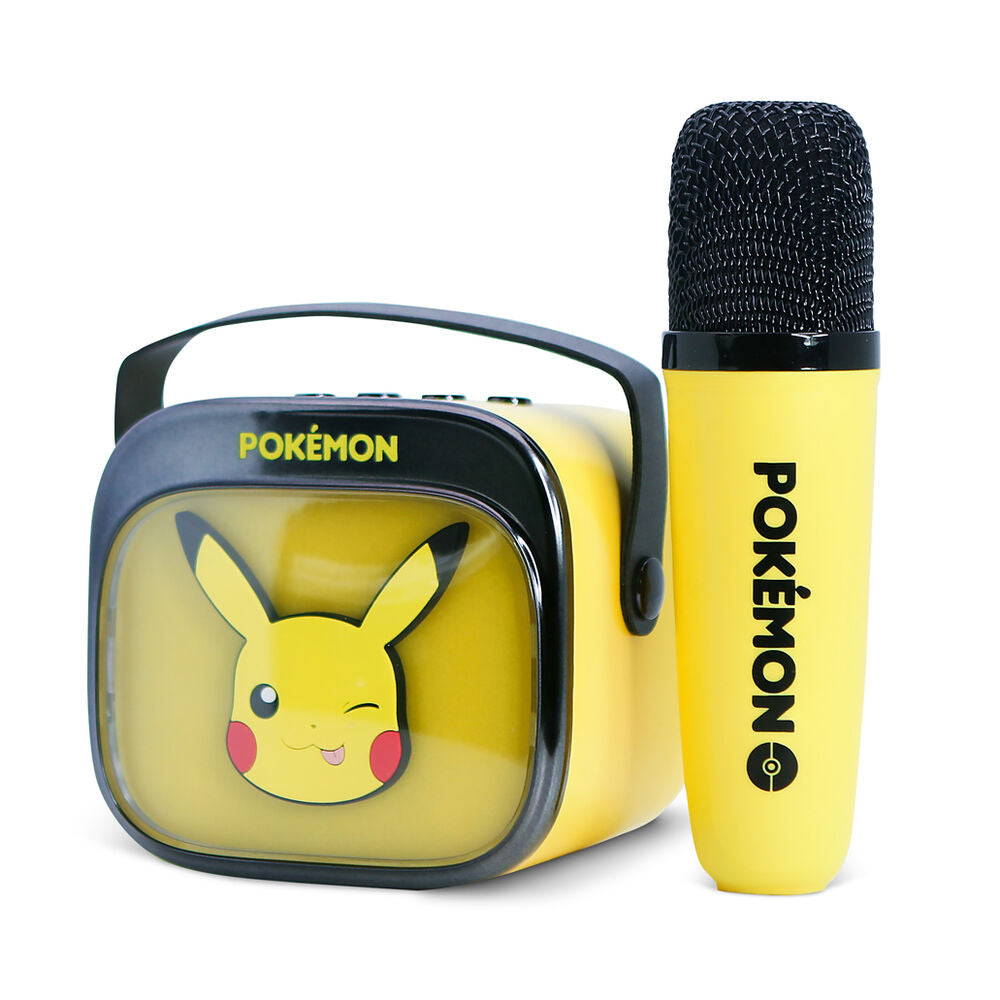 Pokemon Pikachu LED Karaoke Speaker and Microphone