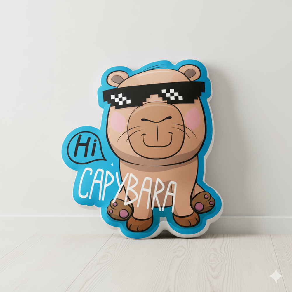 Capybara 3D cushion