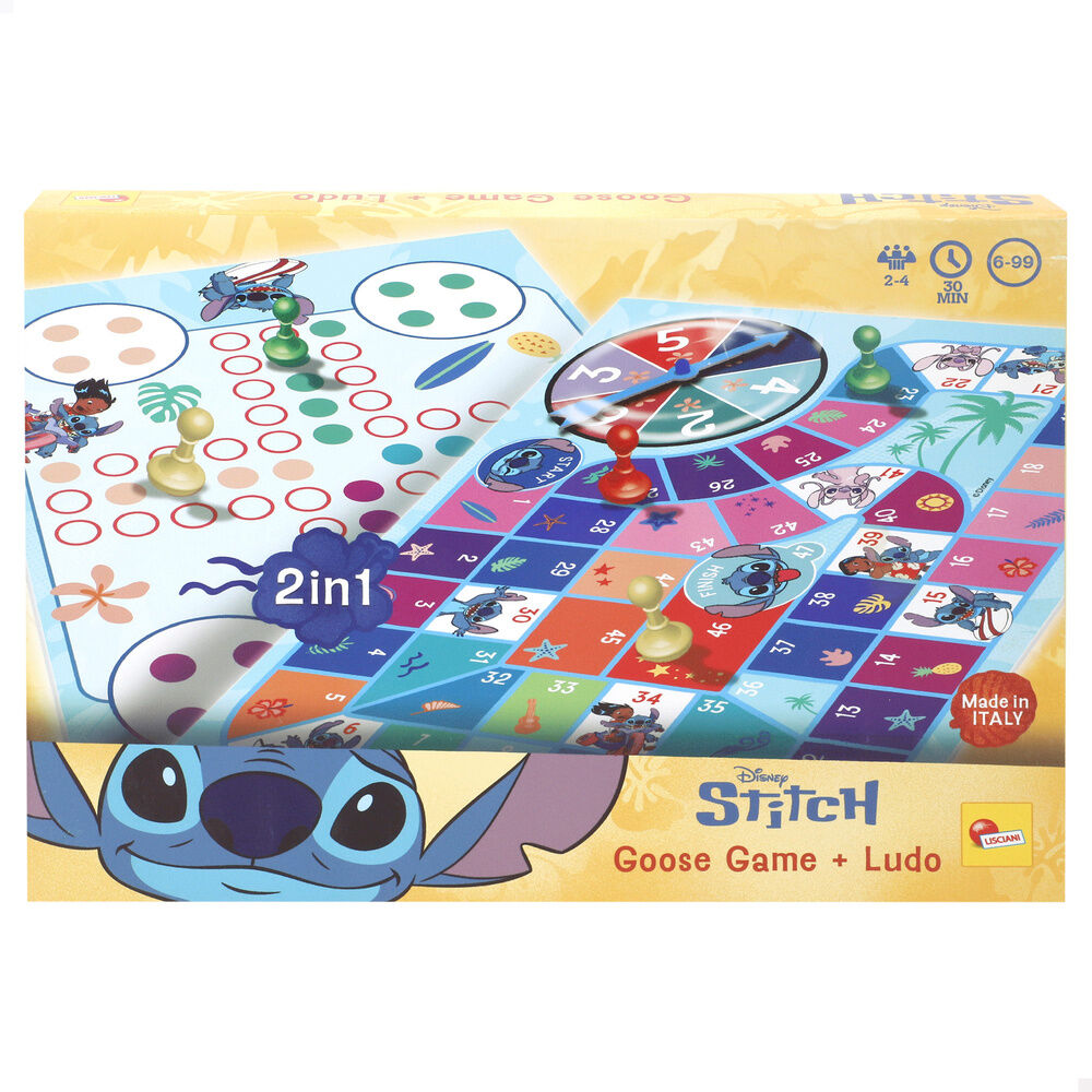 Disney Stitch Parchis and goose game