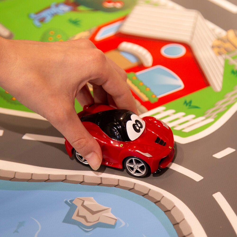 Circuit + Ferrari car