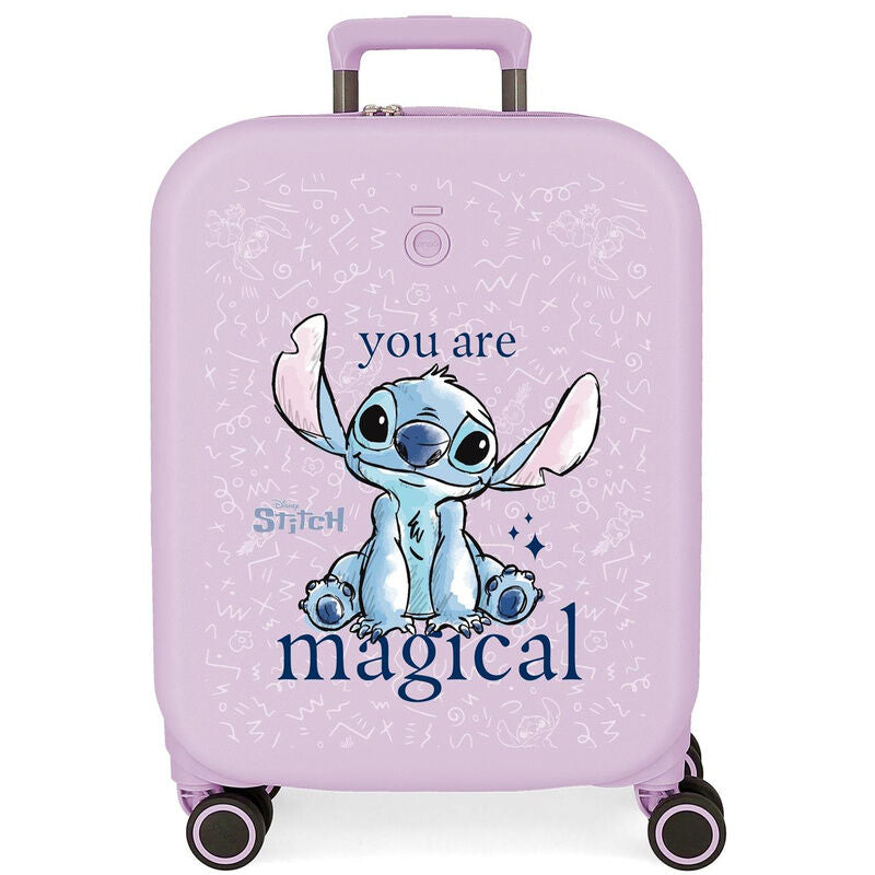 Disney Stitch You Are Magical Expandable ABS trolley suitcase 55cm