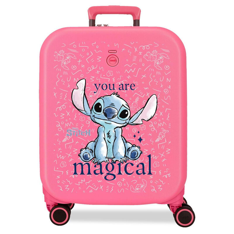 Disney Stitch You Are Magical Expandable ABS trolley suitcase 55cm
