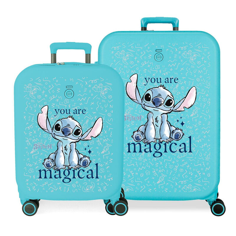 Disney Stitch You Are Magical Set 2 ABS trolley suitcases 55-70cm
