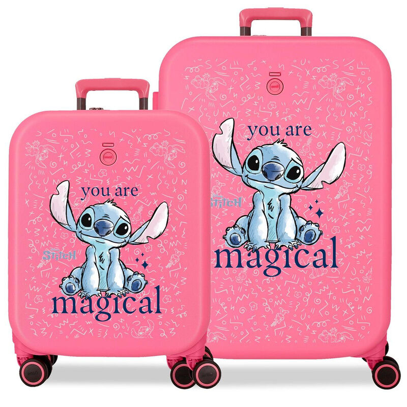 Disney Stitch You Are Magical Set 2 ABS trolley suitcases 55-70cm