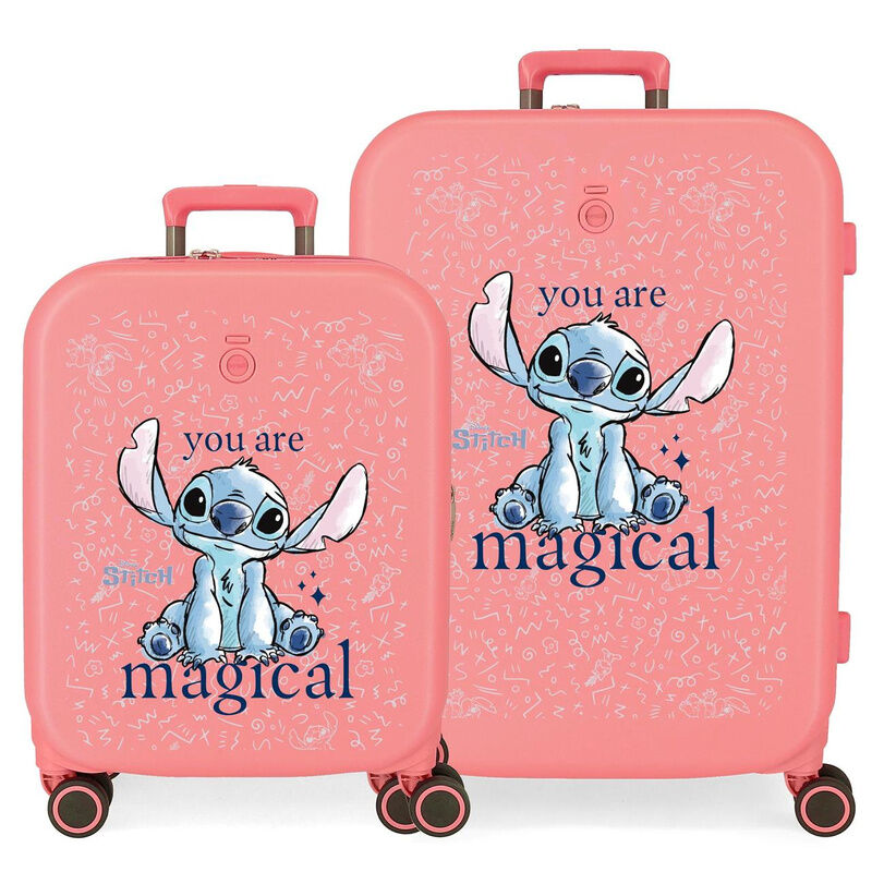 Disney Stitch You Are Magical Set 2 ABS trolley suitcases 55-70cm